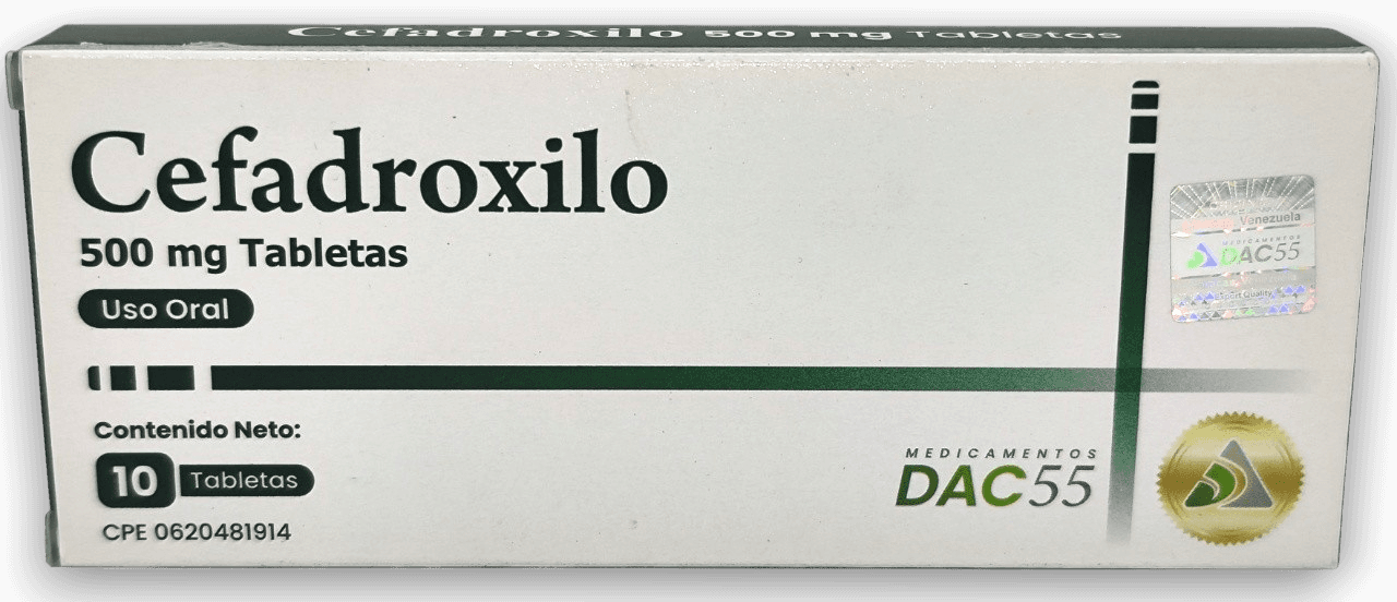 CEFADROXILO 500MG X 10TAB DAC