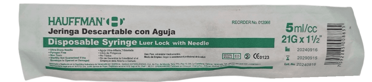 JERINGA 5CC HAUFFMAN