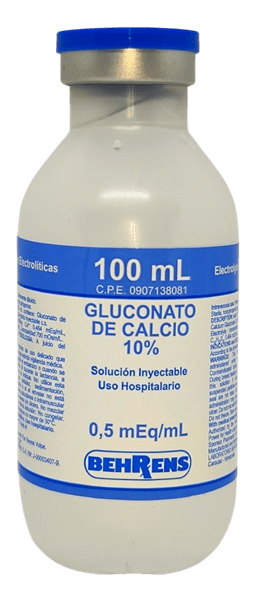 GLUCONATO DE CALCIO 10% 100ML