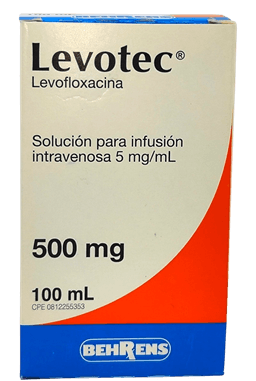 LEVOTEC 500MG X 100ML AMP