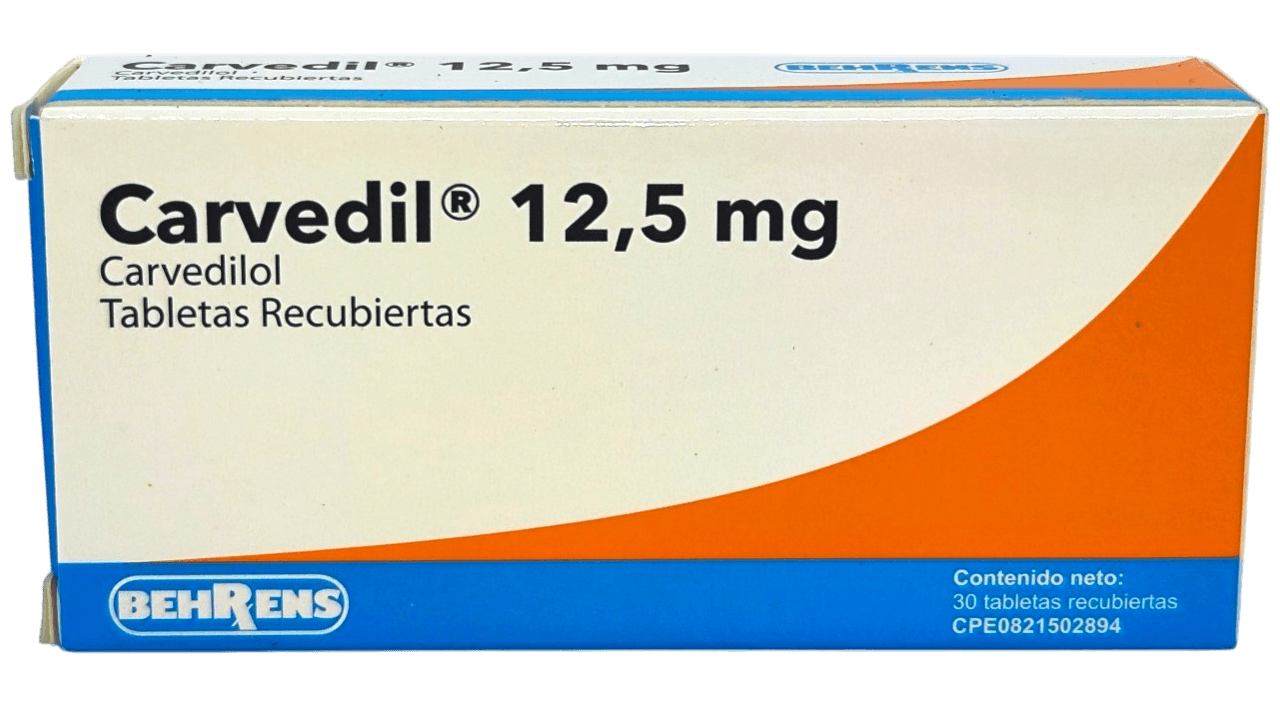 CARVEDIL 12.5MG X 15 TAB