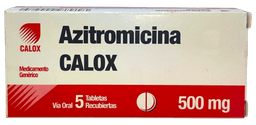 AZITROMICINA 500MG X 5 TAB CALOX
