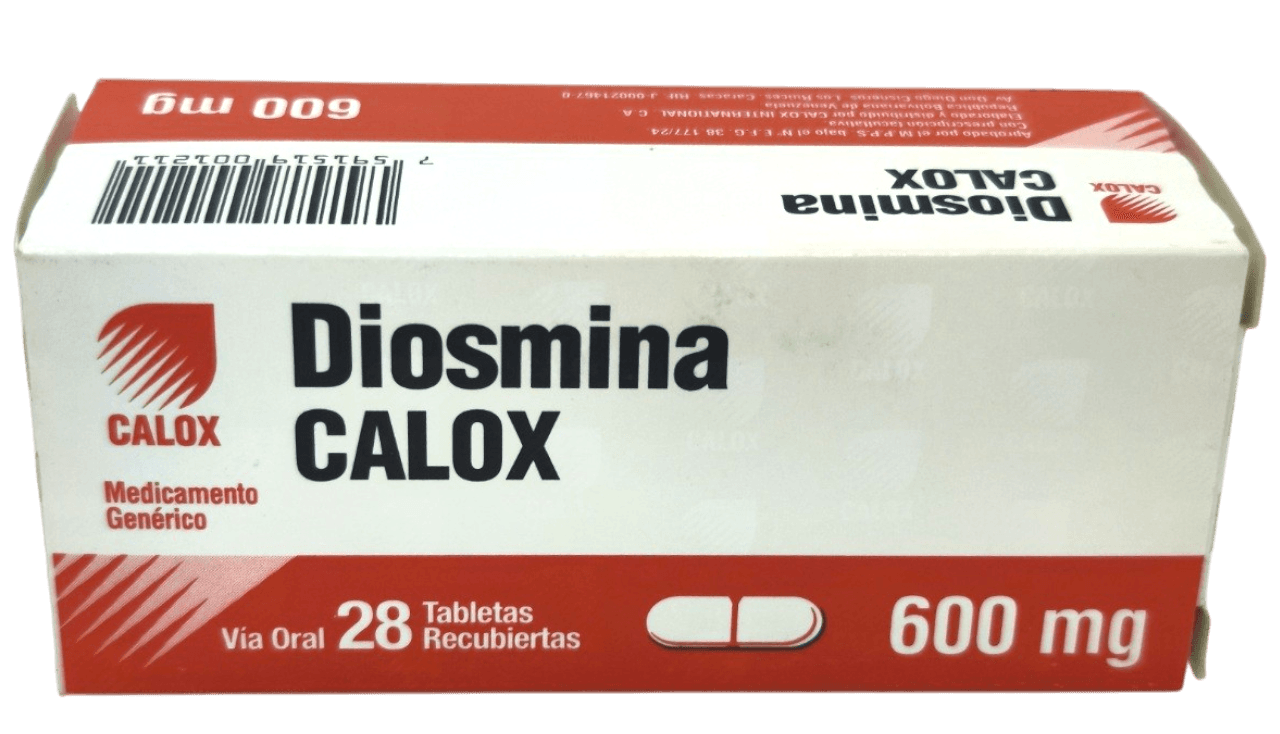 DIOSMINA 600MG X 28 TAB CALOX