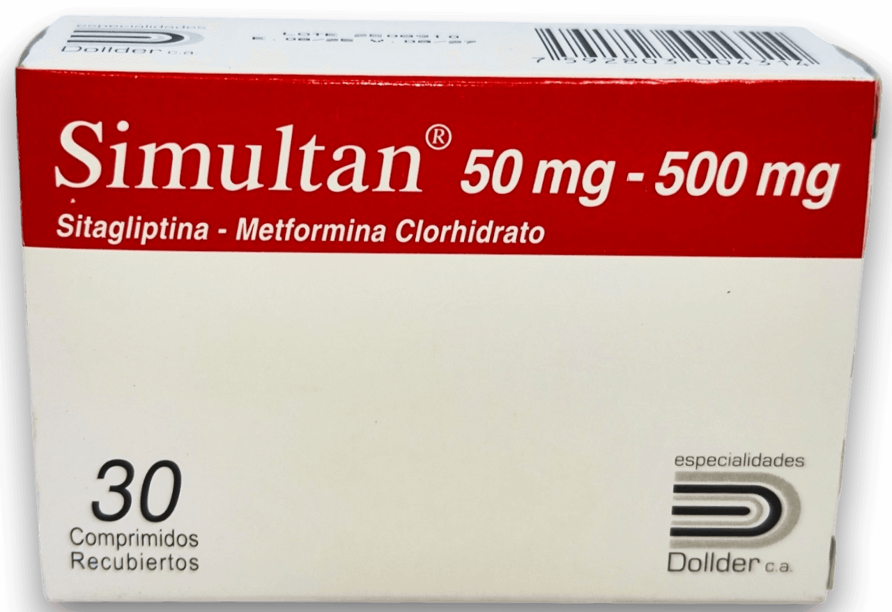 SIMULTAN 50MG-500MG X 30 COMP