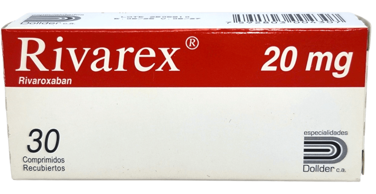 RIVAREX 20MG X 30 COMP