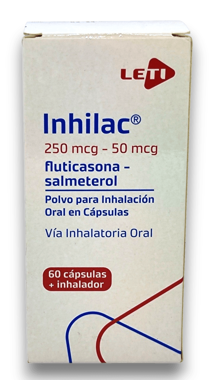 INHILAC 250MCG-50MCG PVO X 60 CAP INHALA