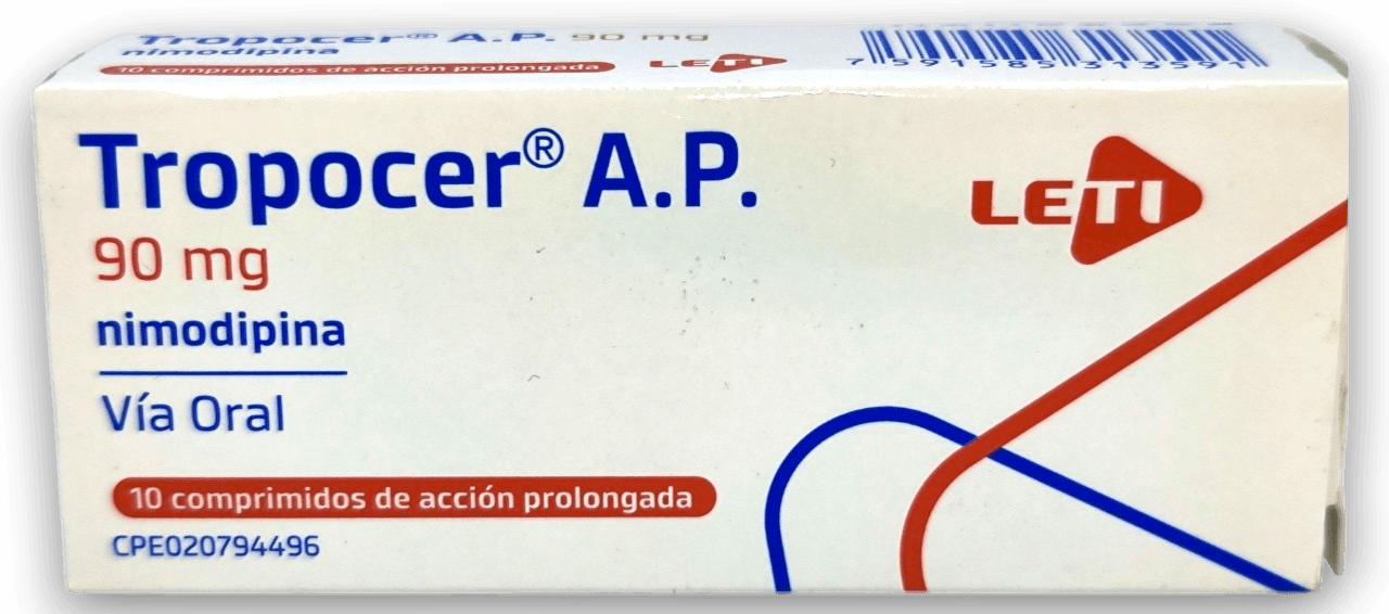 TROPOCER AP 90MG X 10 COMP