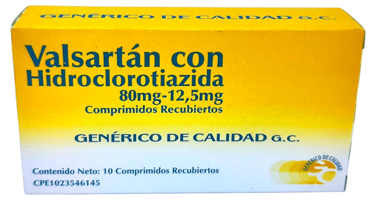 VALSARTAN HCT TAB/REC 80/12.5MG X 10 