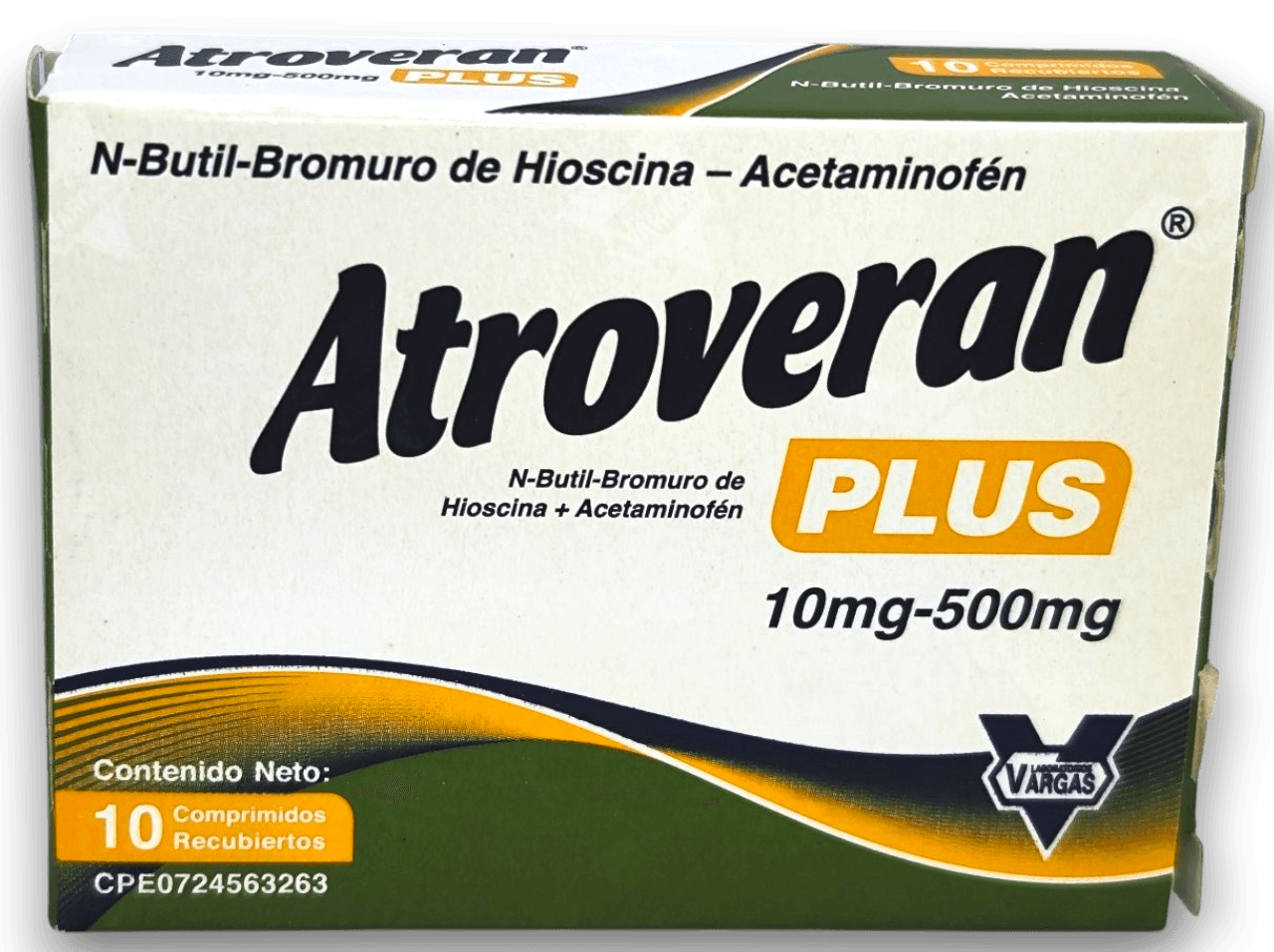 ATROVERAN PLUS 10MG-500MG X 10 COMP