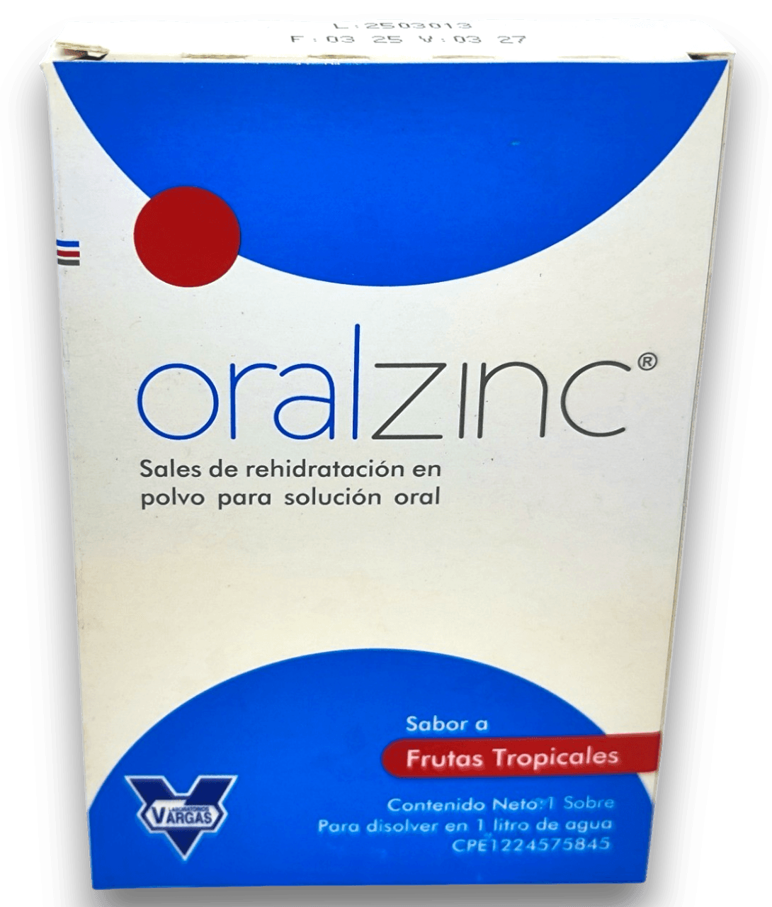 ORALZINC FRUTAS TROPICALES X 1 SOBRE