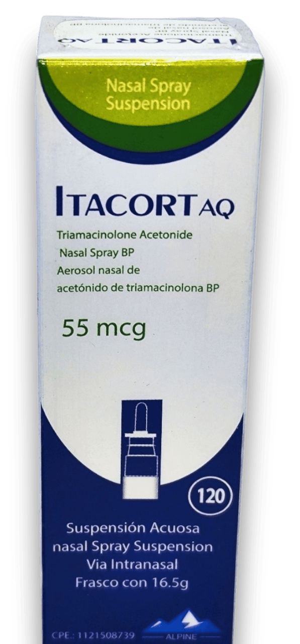 ITACORT AQ SPRAY NASAL 55MCG 120DOSIS