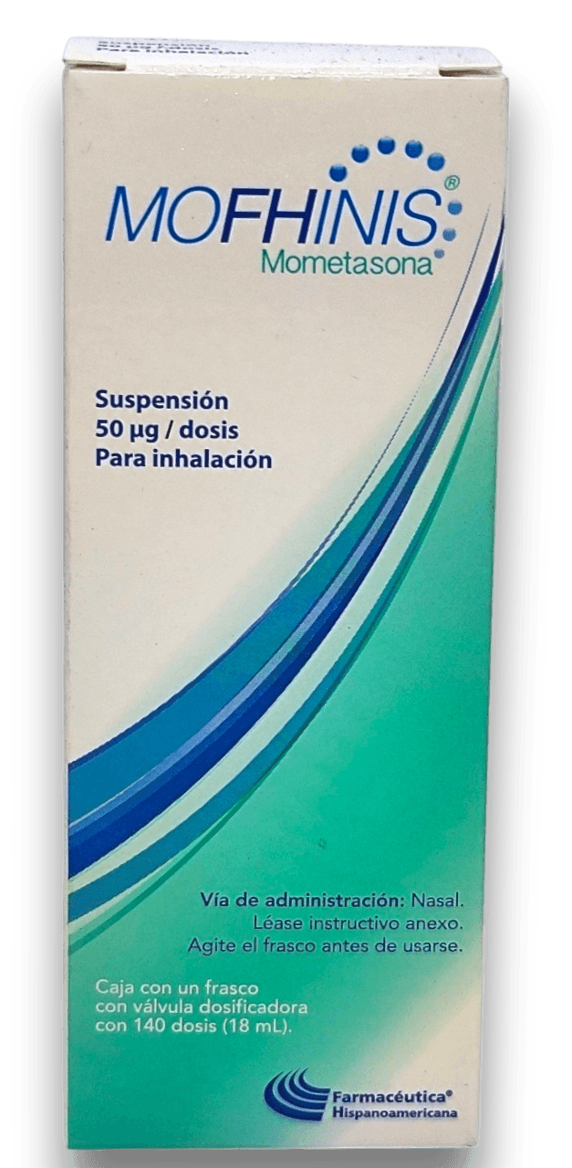 MOFHINIS SUSP INHA 50MG/DOSIS X 140 DOS