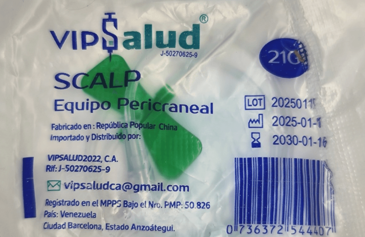 SCALP PERICRANEAL 1 DESCARTABLE