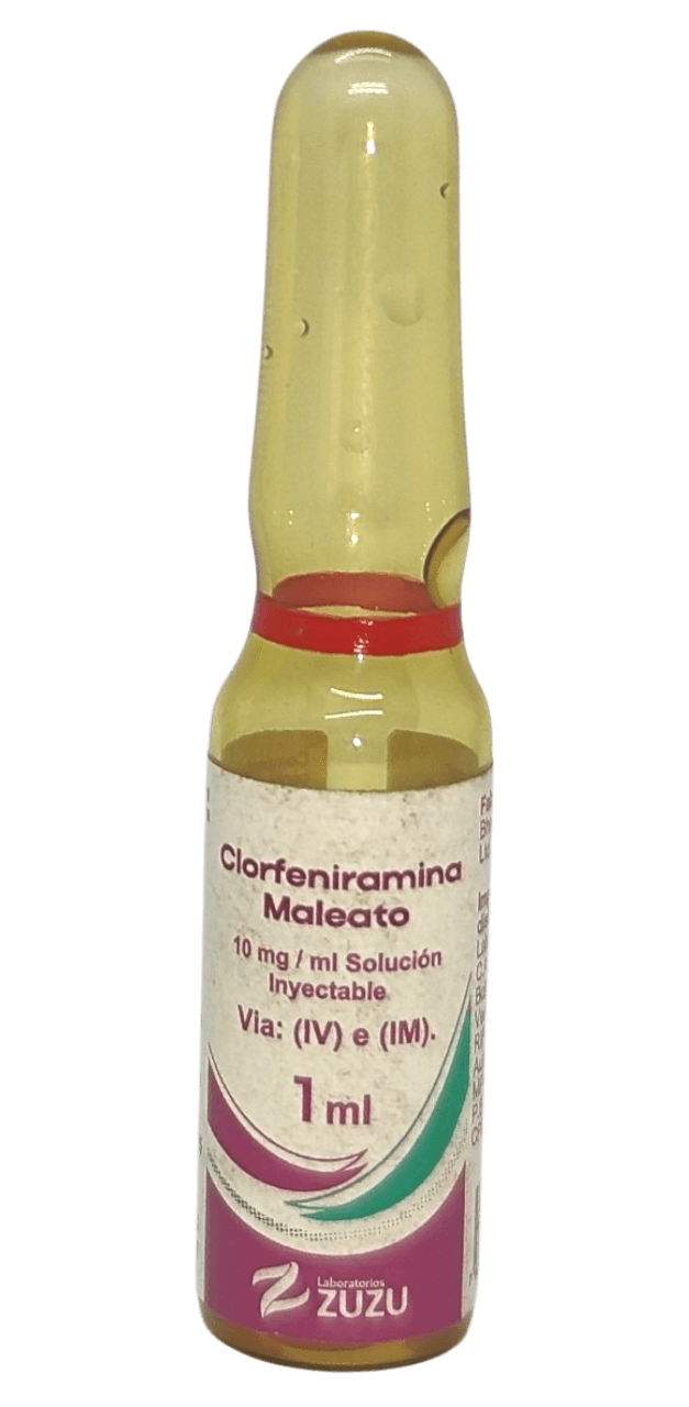 CLORFENIRAMINA 10MG/2ML IM IV X 1 AMP