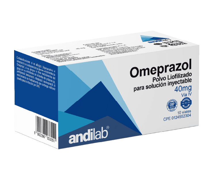 OMEPRAZOL PVO IV 40MG X 1 AMP