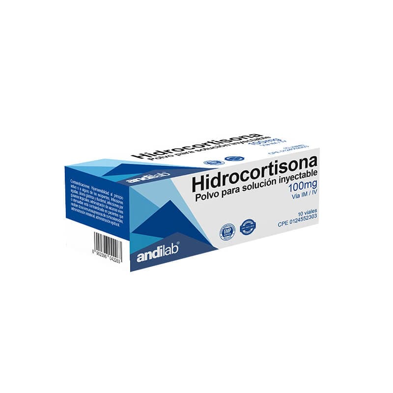 HIDROCORTISONA 100MG X 1 AMP ANDILAB