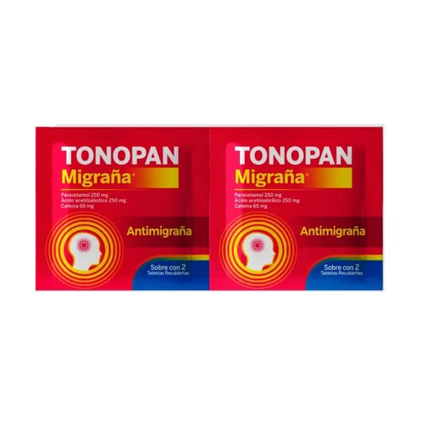 TONOPAN 250MG-250MG-65MG X 2 TAB SOBR