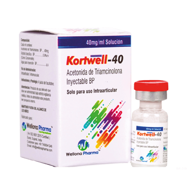 KORTWELL 40MG X 1AMP FRASCO