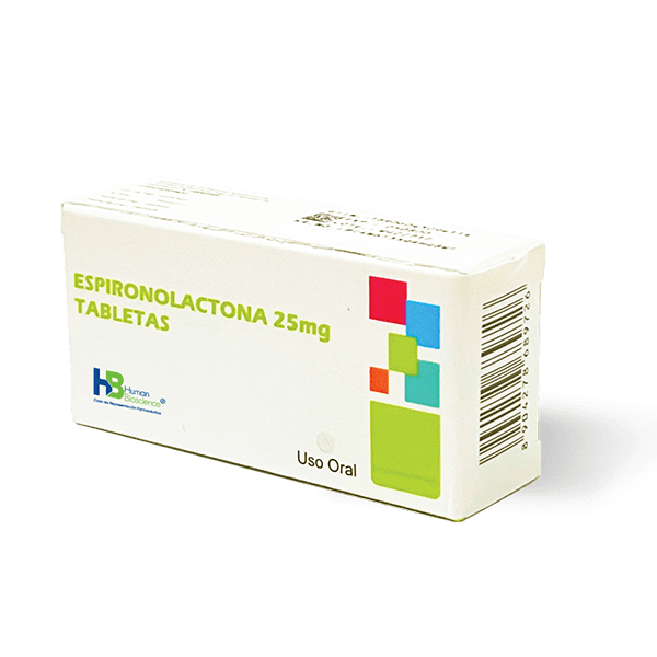 ESPIRONOLACTONA 25MG X 30 TAB HB
