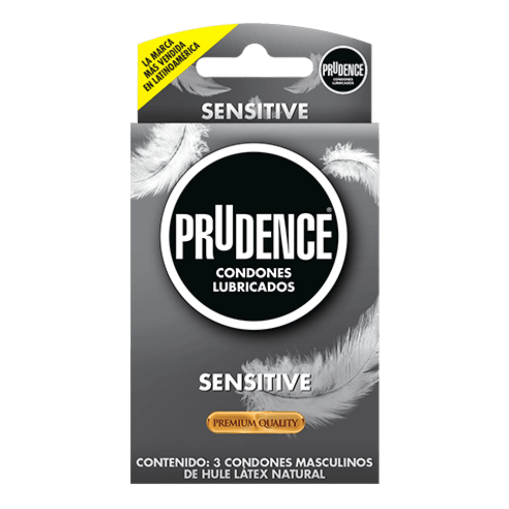 PRESERVATIVOS PRUDENCE SENSITIVE X 3 UND