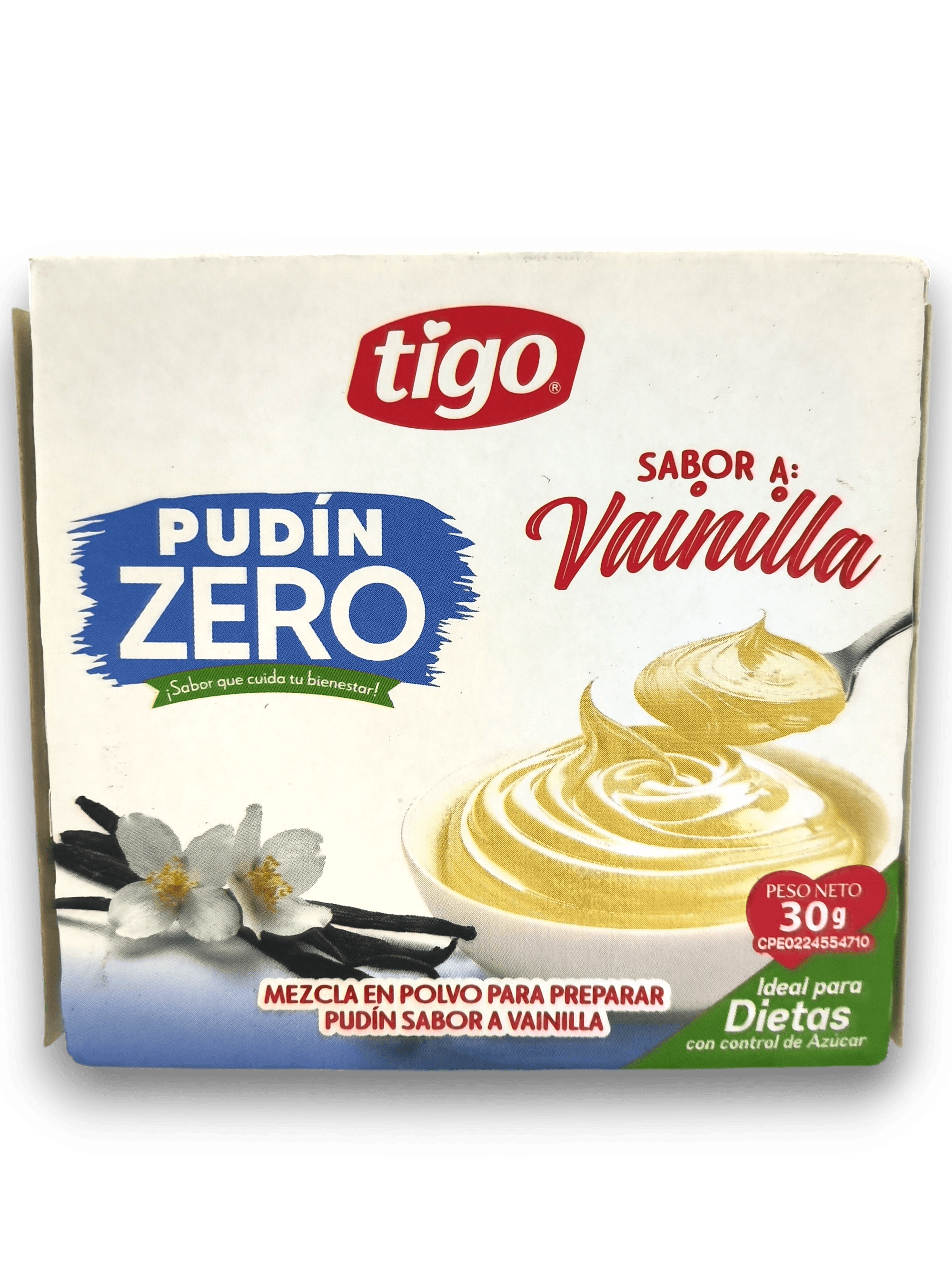 PUDIN TIGO ZERO VAINILLA 30GR