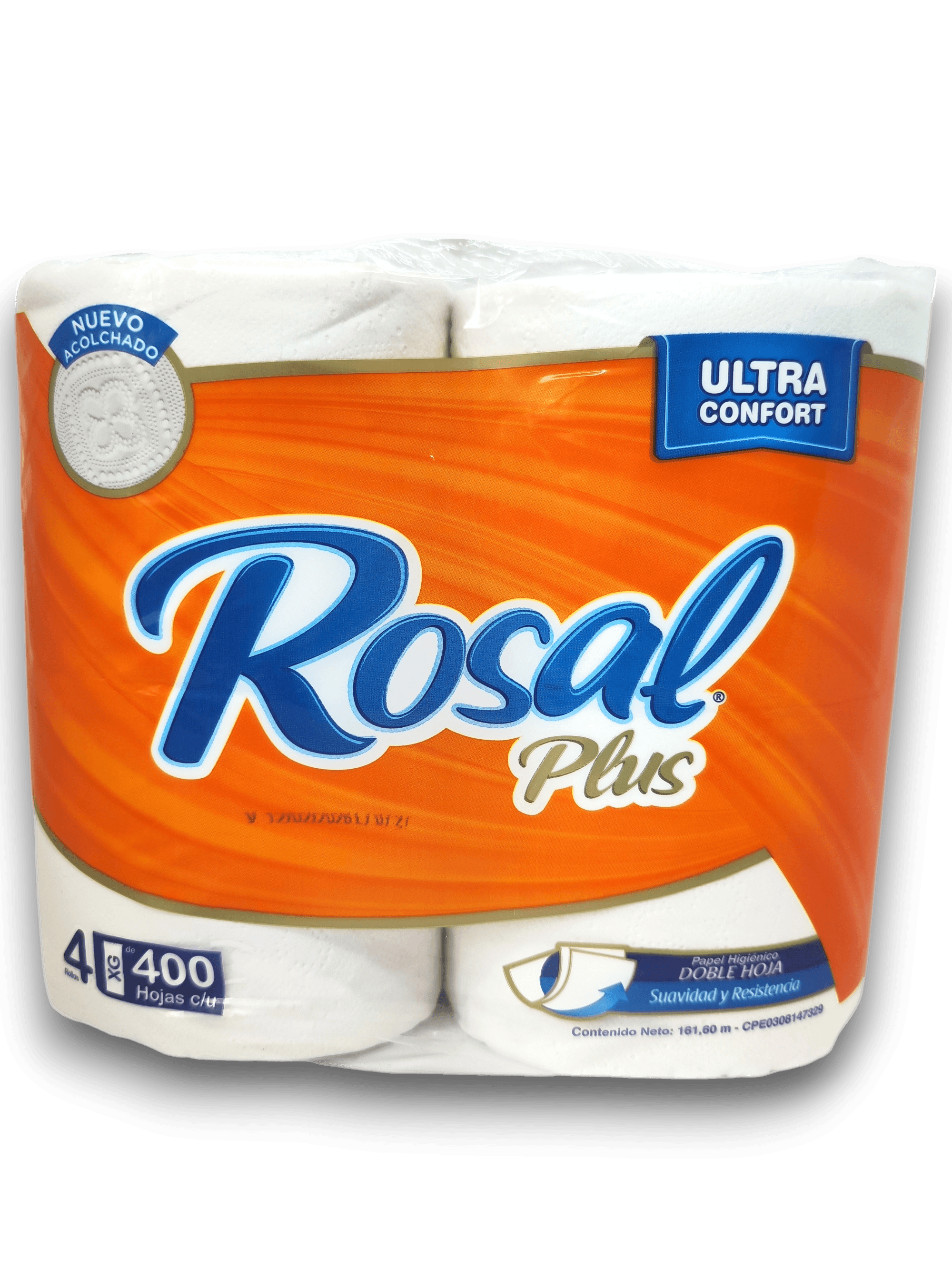 PAPEL ROSAL PLUS X 4R 400 HOJAS