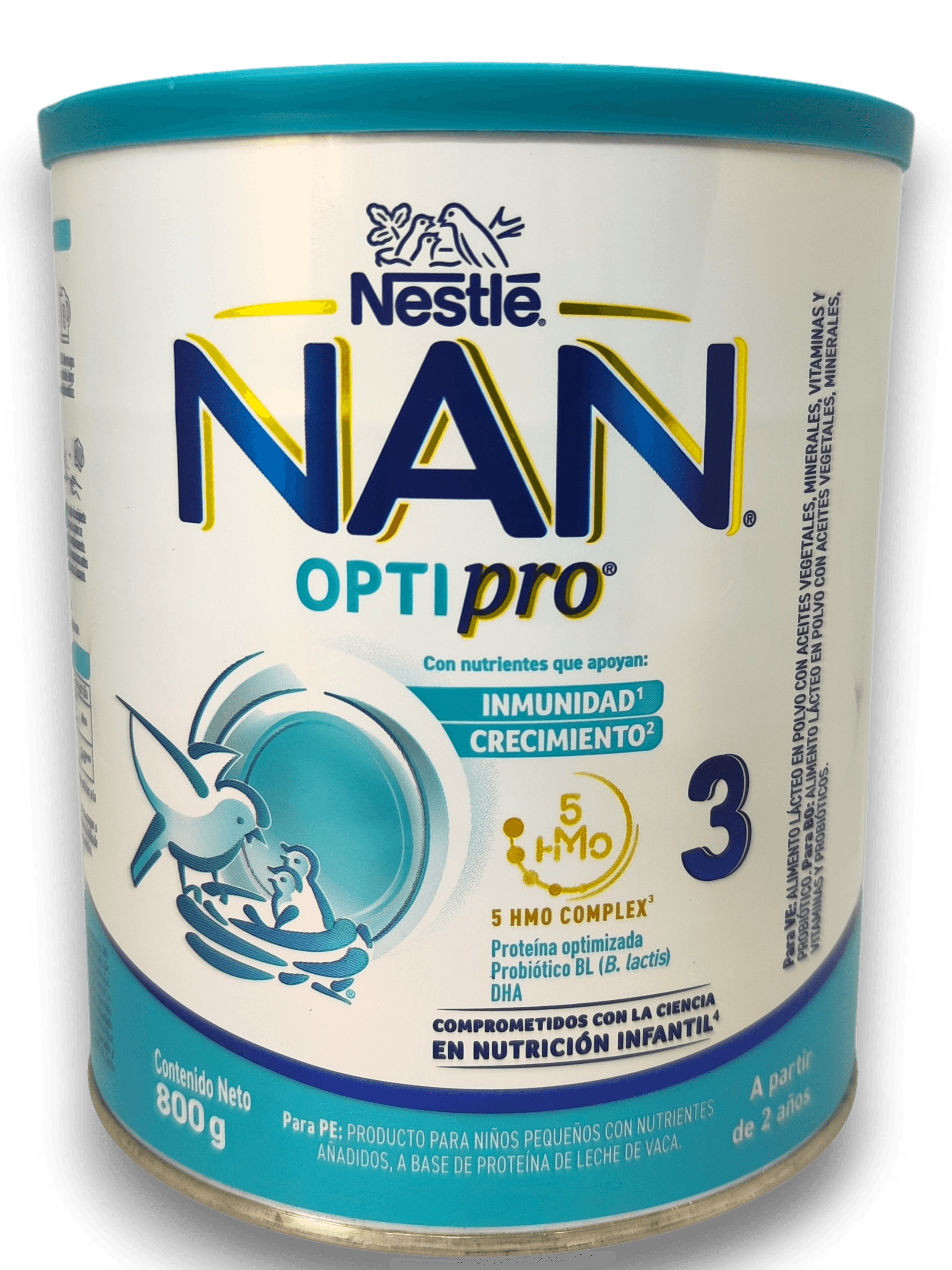 LECHE NAN OPTI PRO 3 HMO X 800GR