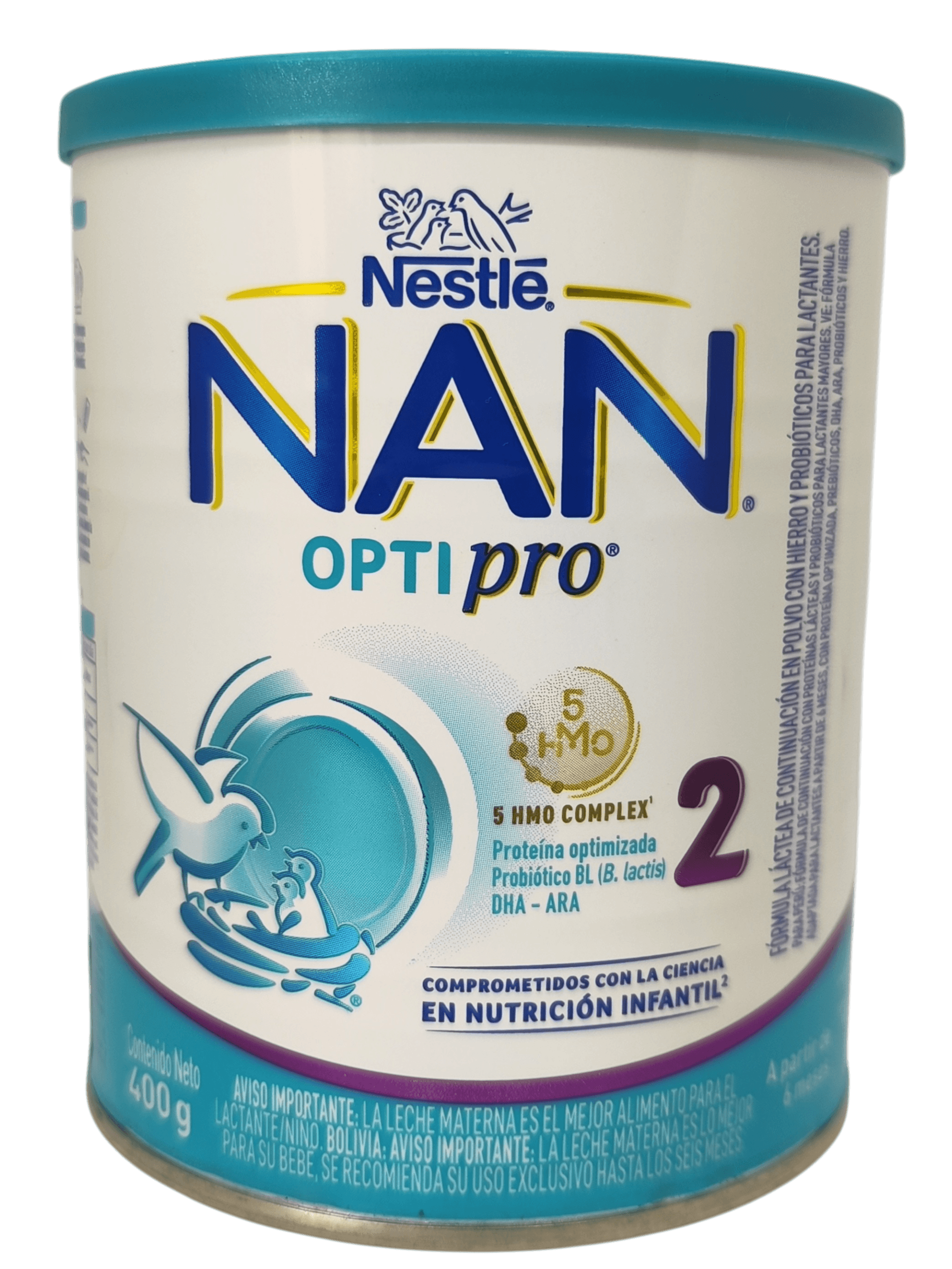 LECHE NAN OPTI PRO 2 X 400 GR.