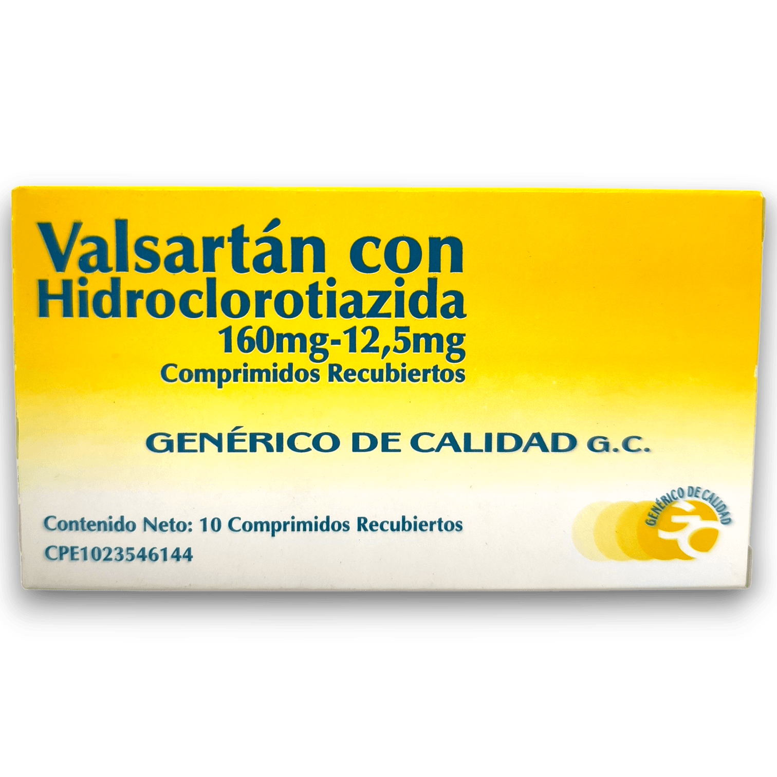 VALSARTAN HCT TAB/REC 160/12.5MG X10 
