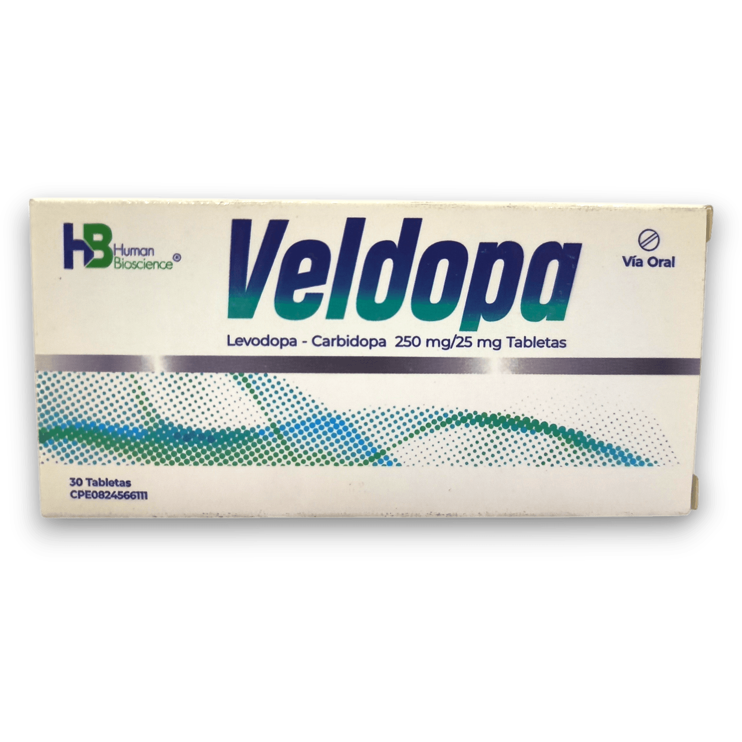 VELDOPA 250MG/25MG X 30 TAB