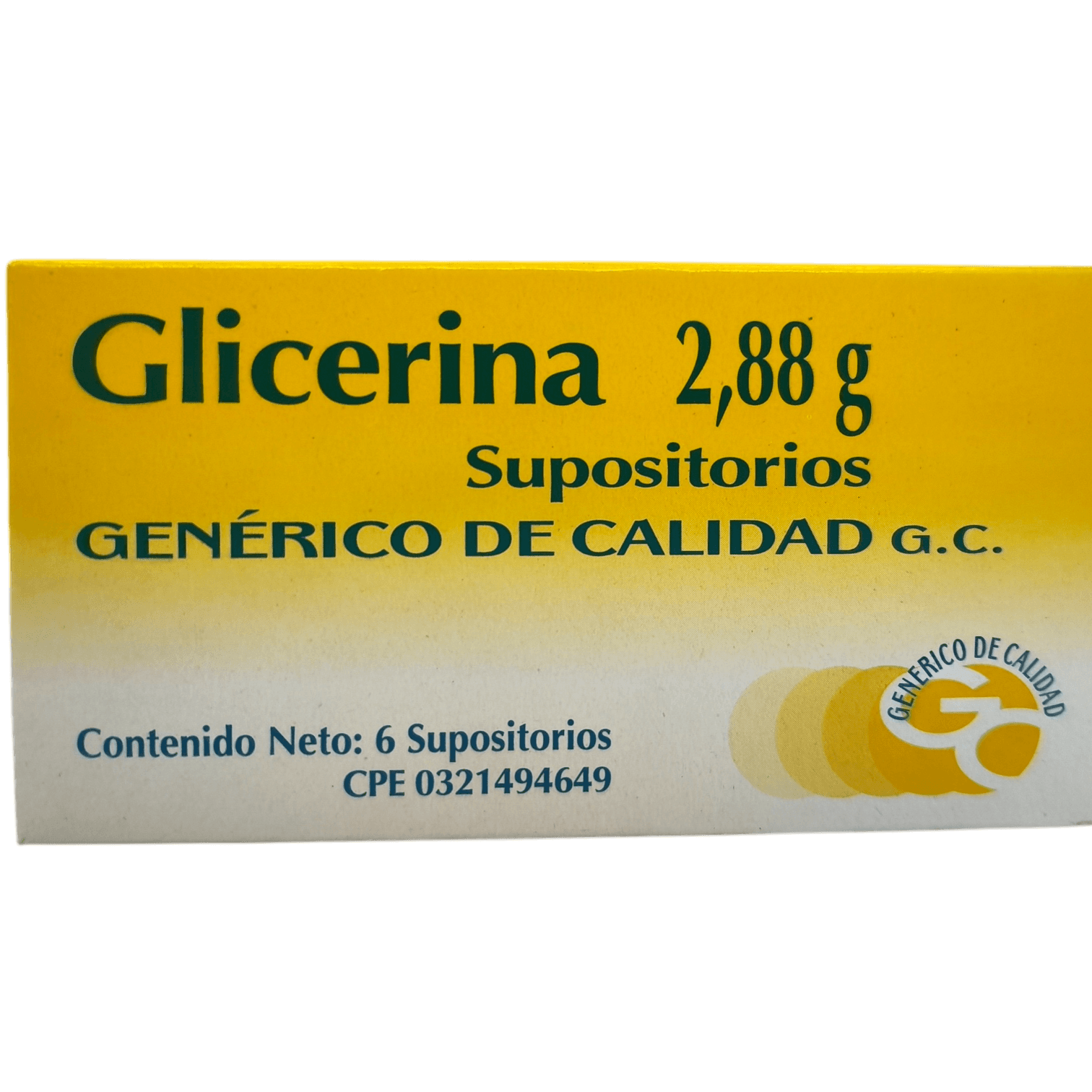 GLICERINA 2,88GR X 6 SUPO G.C. ADULTO
