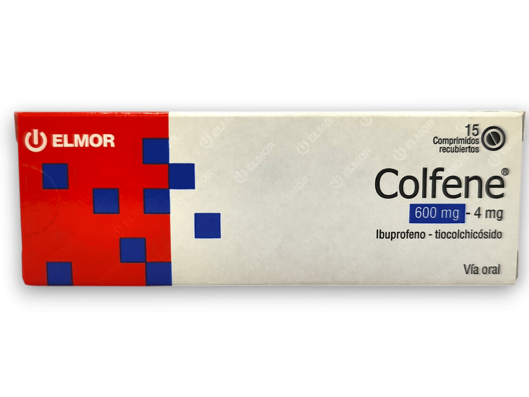 COLFENE 600MG-4MG X 15COMP