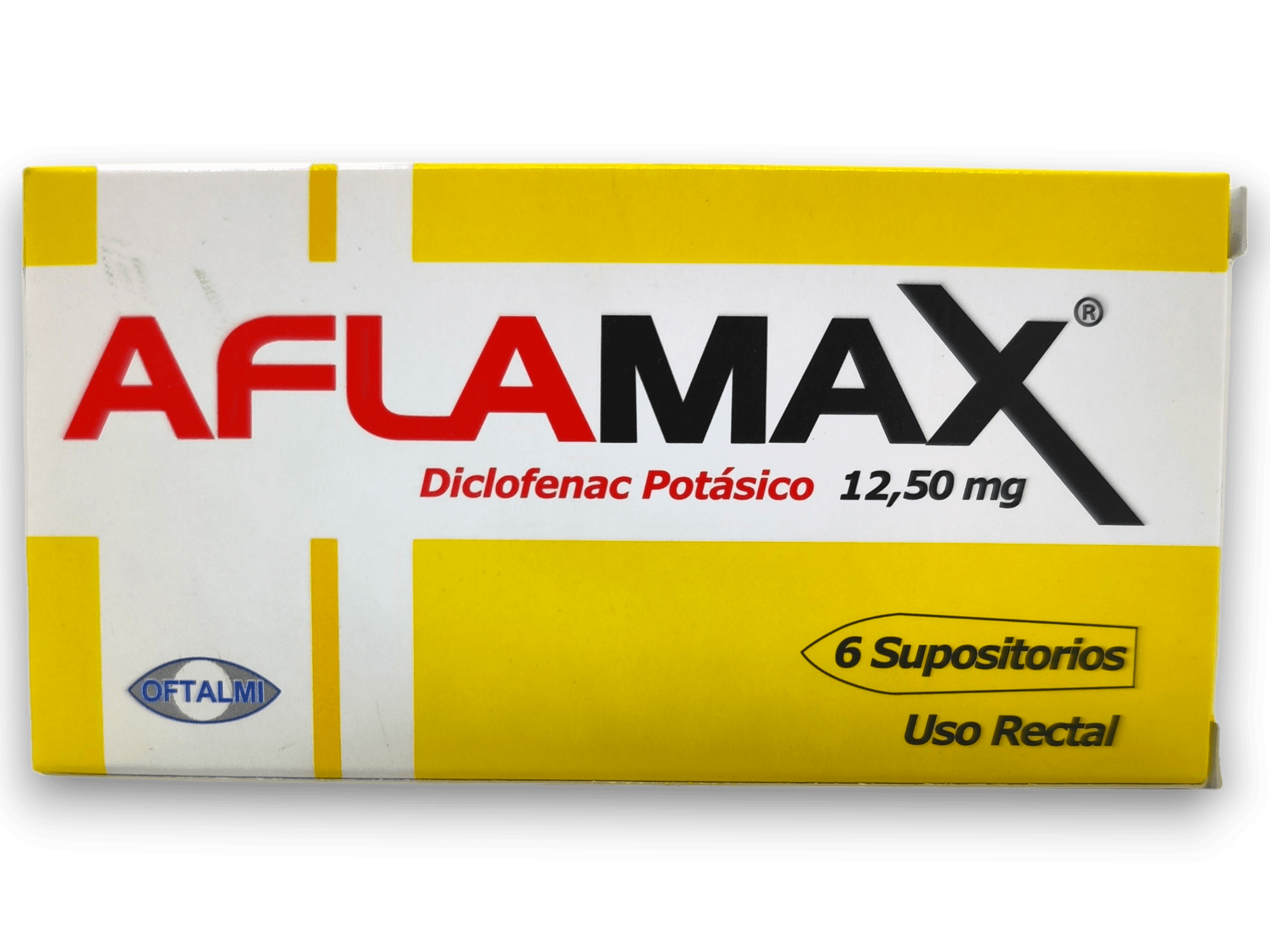 AFLAMAX SUPOS 12.50MG 6 UNID
