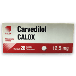 CARVEDILOL 12.5MG X28 TAB CALOX