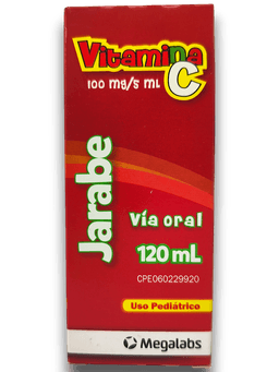 VITAMINA C 100 MG JBE. X 120 mL
