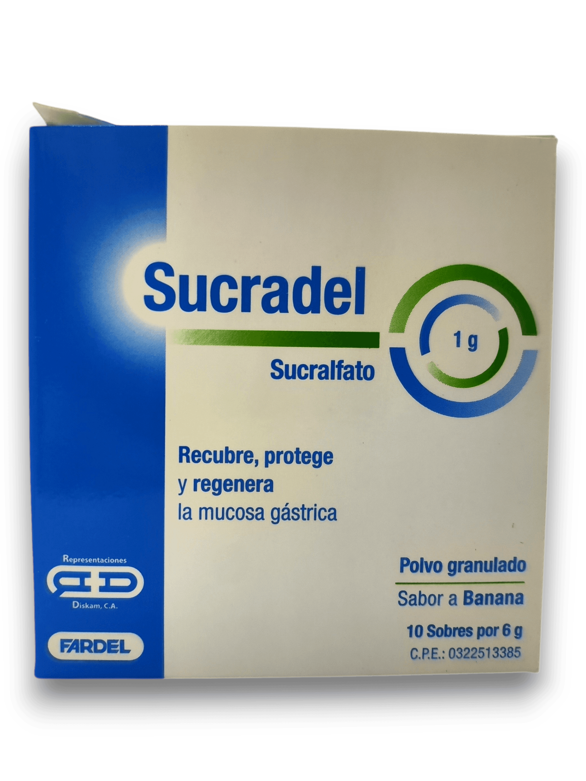 SUCRADEL 1GR X 10 SOBRES