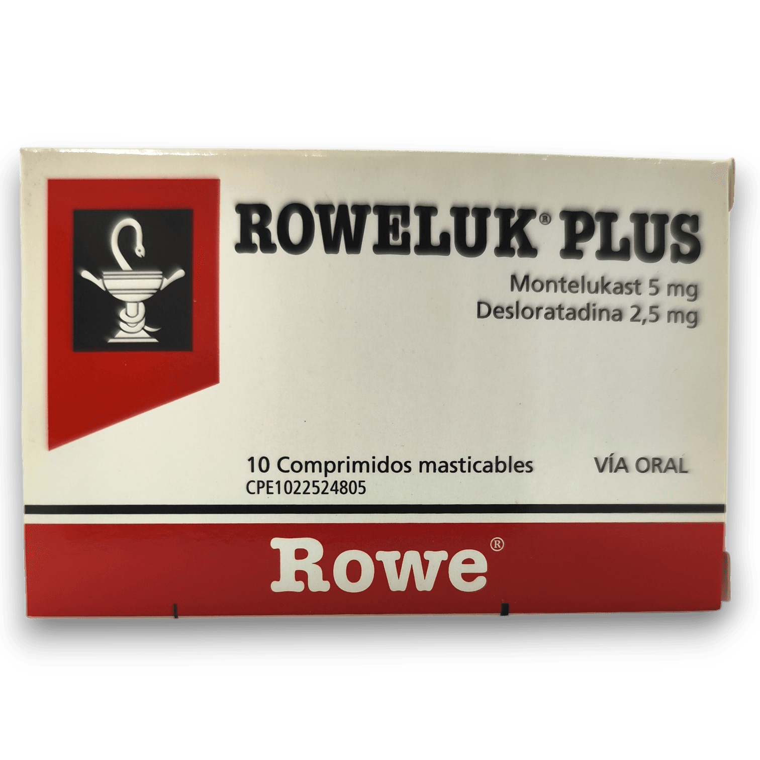 ROWELUK PLUS 5MG-2,5MG X 10 COMP MAST