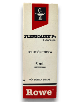 FLEMICAINE SOLUCION X 5 ML