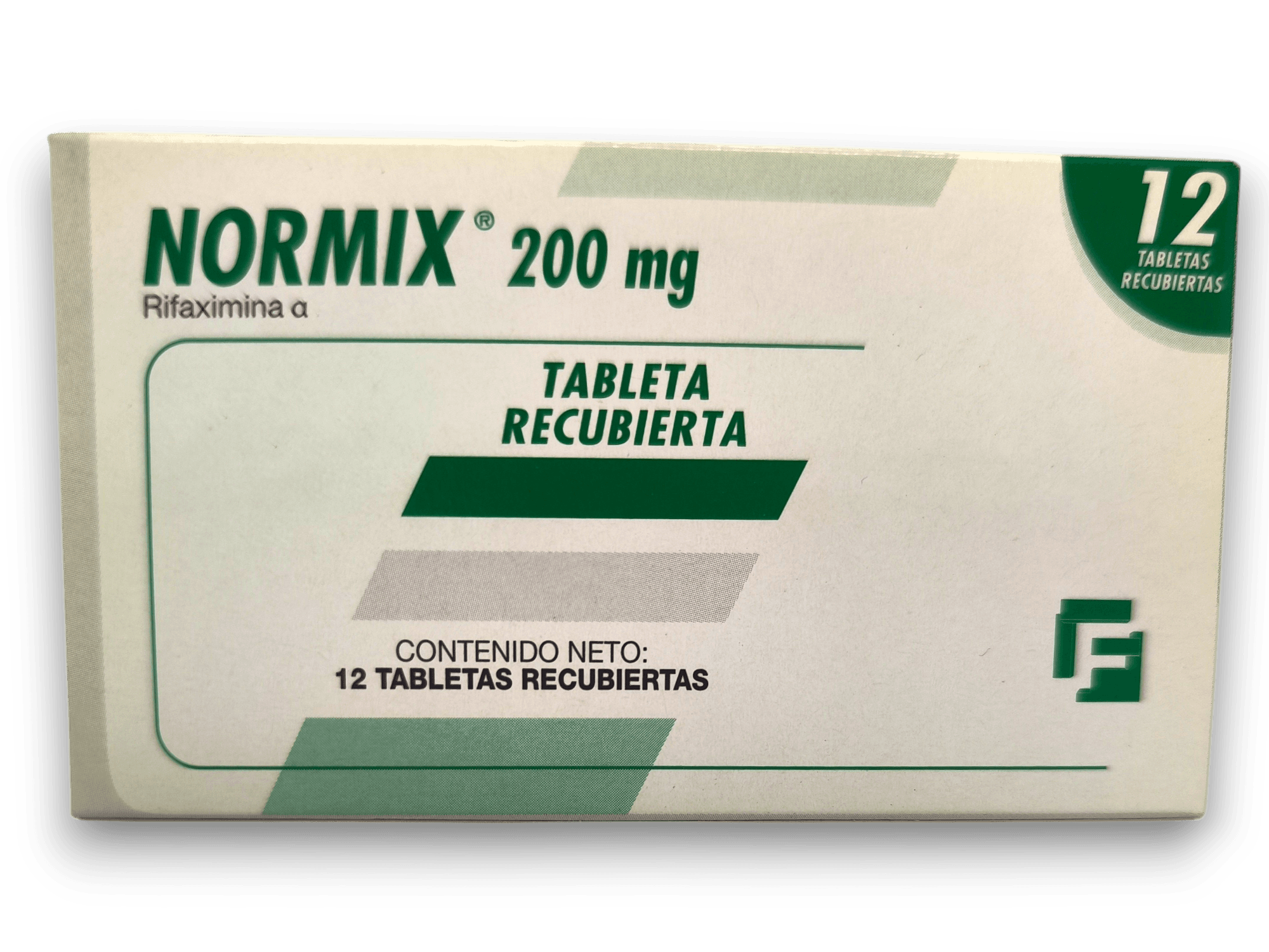 NORMIX 200MG X 12TAB