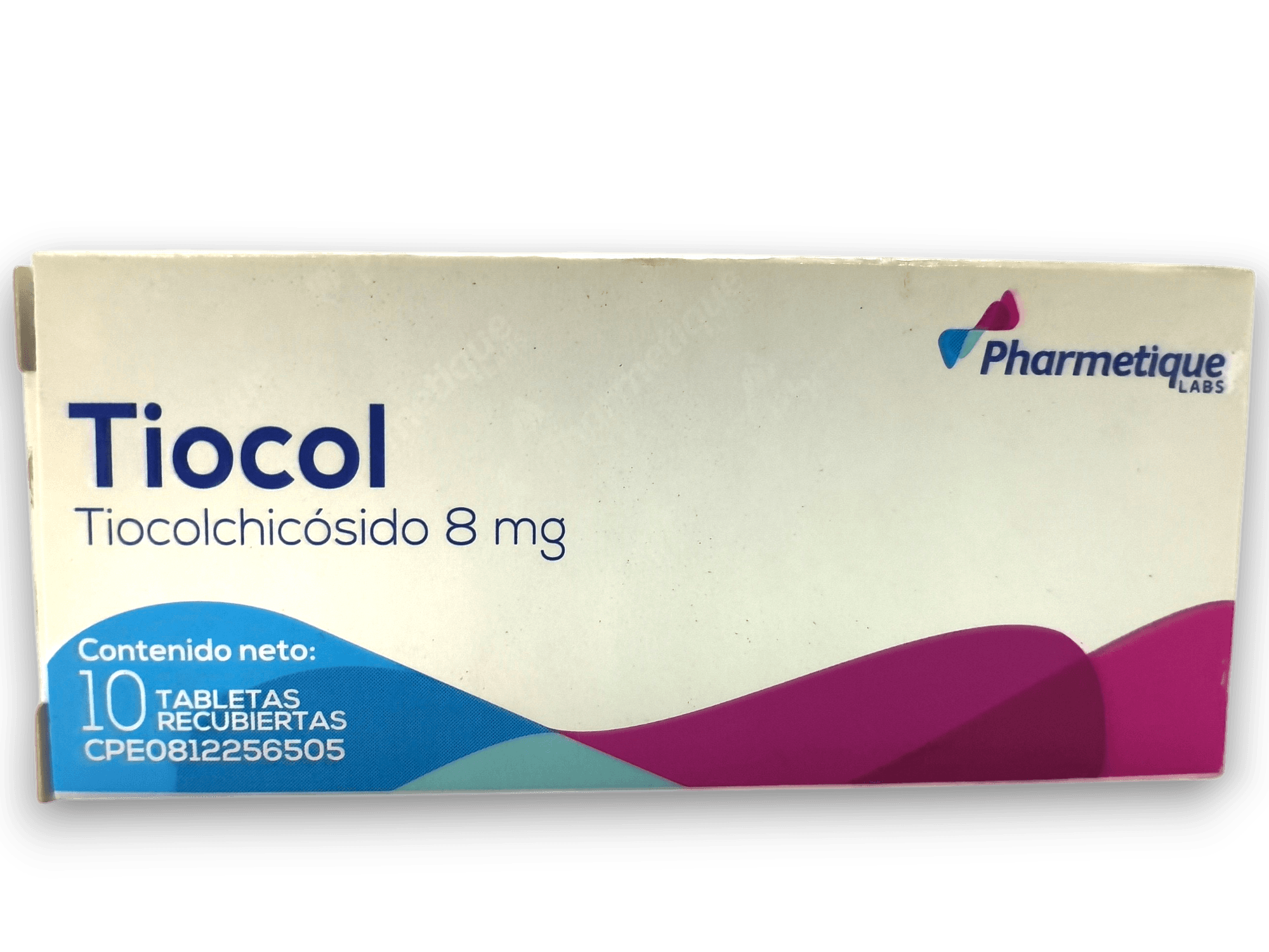 TIOCOL 8MG X 10 TAB