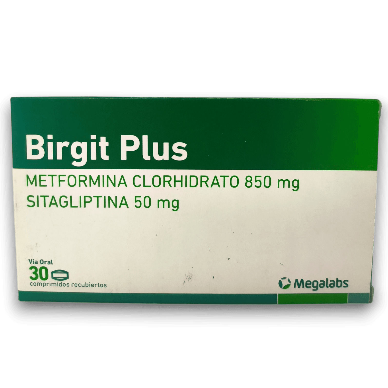 BIRGIT PLUS 850MG-50MG X 30 COMP