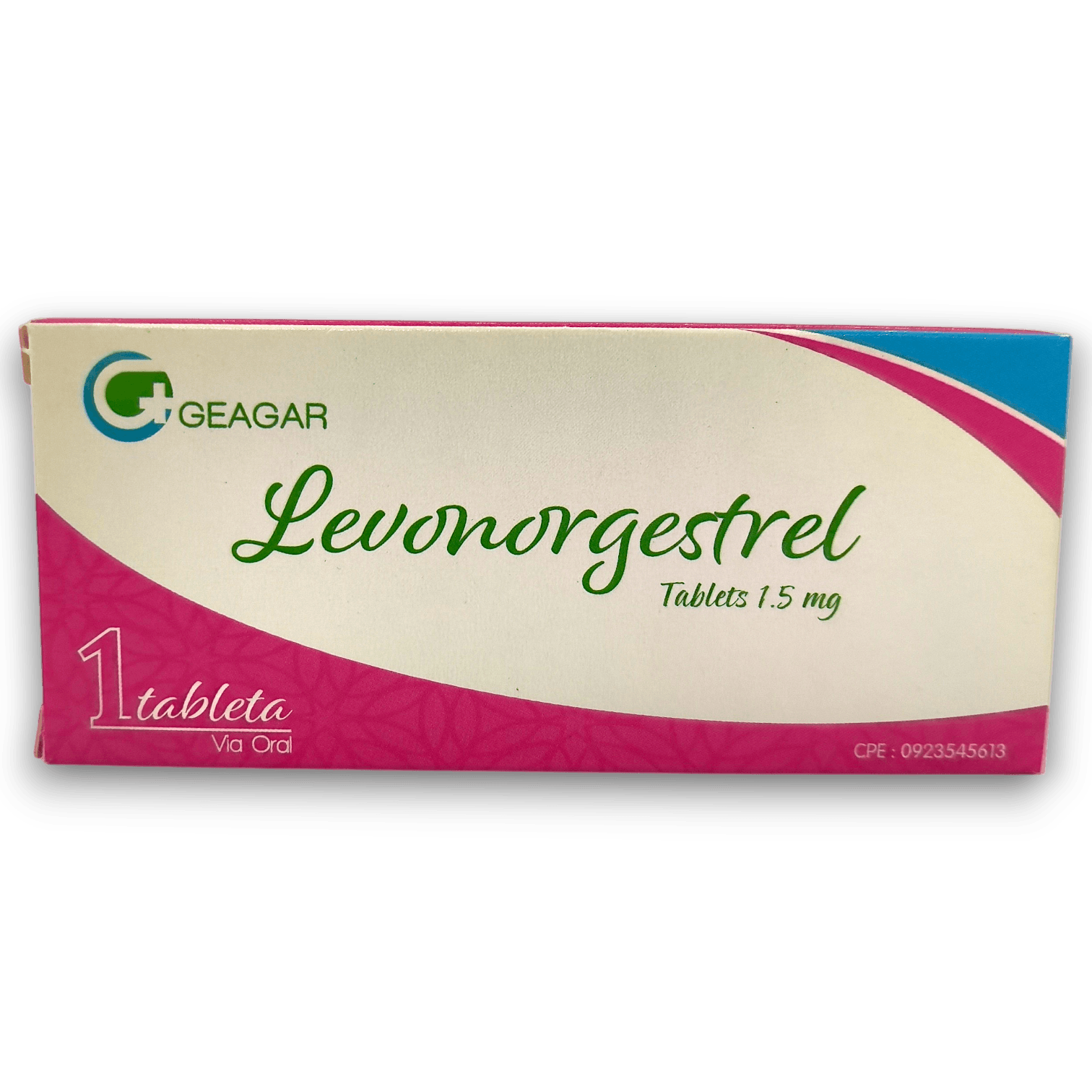 LEVONORGESTREL 1,5MG X 1 TAB GEAGAR