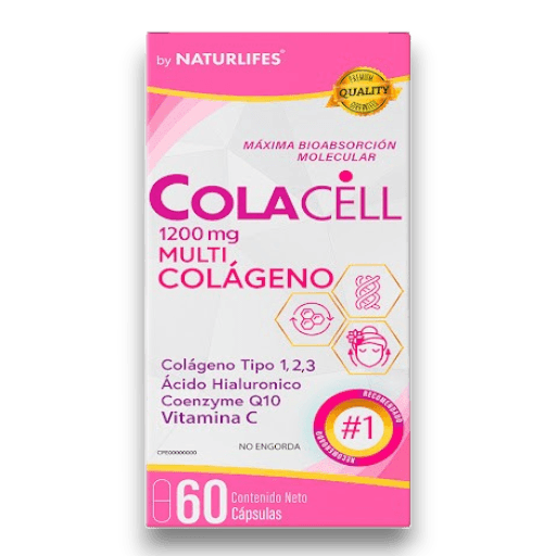 COLACELL MULTICOLAGENO 1200MG X 60 CAP NATURLIFES