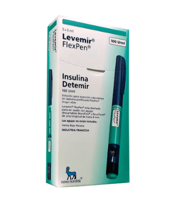 LEVEMIR FLEXPEN SOL INY 100U/ML X 1 LAPIZ