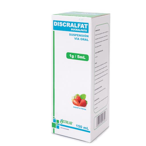 DISCRALFAT SUCRALFATO SUSP 1GR/5ML X 150