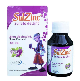 SULZINC UVA (SULFATO DE ZINC) 2MG 80ML
