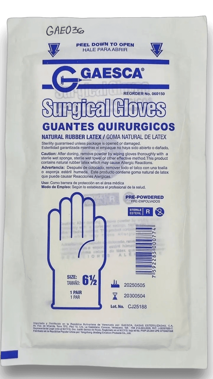 GUANTE QUIRURGICOS 7 GAESCA