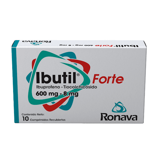 IBUTIL FORTE COM/REC 600MG/8MG X 10