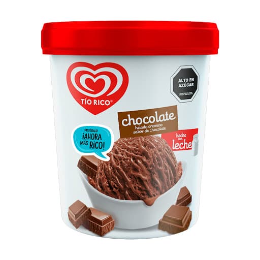 HELADO CHOCOLATE 850ML TIO RICO