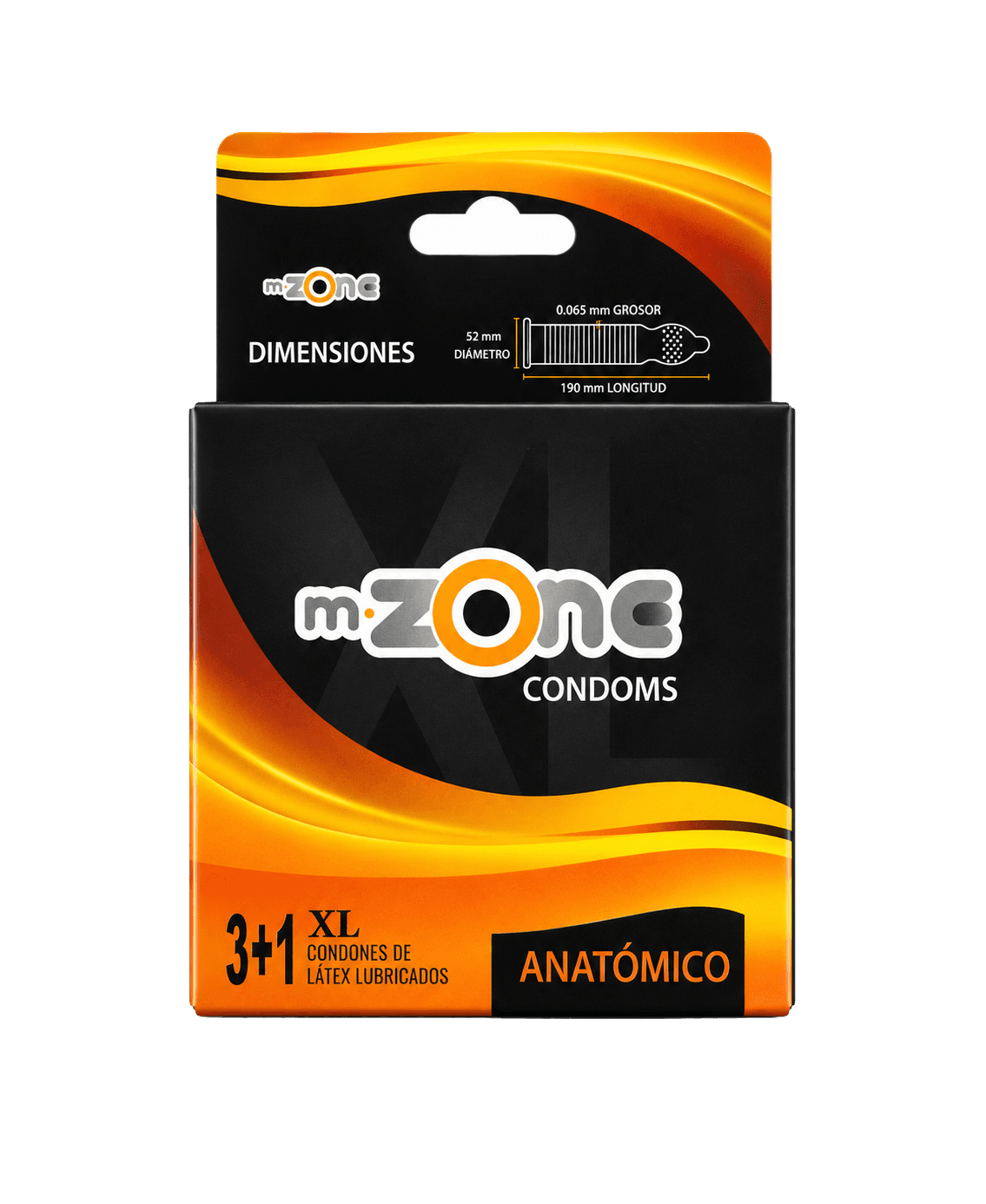 PRESERVATIVO M-ZONE ANATOMICO X4